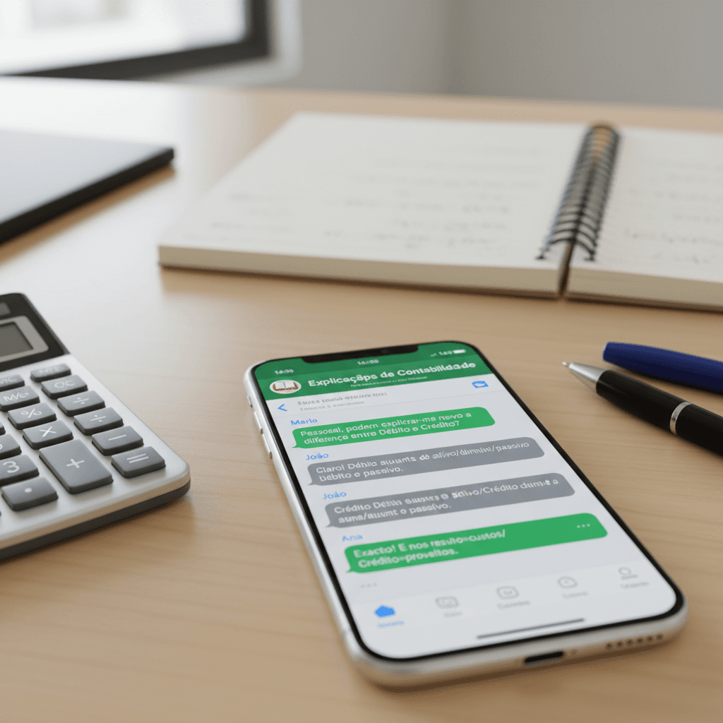 Apoio académico através do WhatsApp